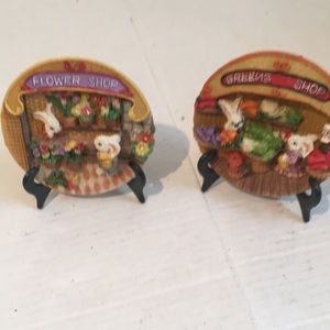 NWOT Vintage 1990s mini Easter collectible plates